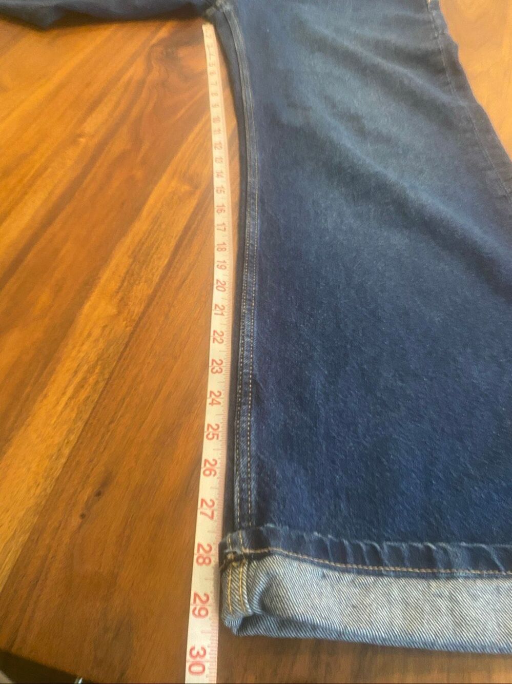 Free People We The Free Women's Blue Tinsley Baggy High Rise Straight Jeans 28 - Picture 6 of 10